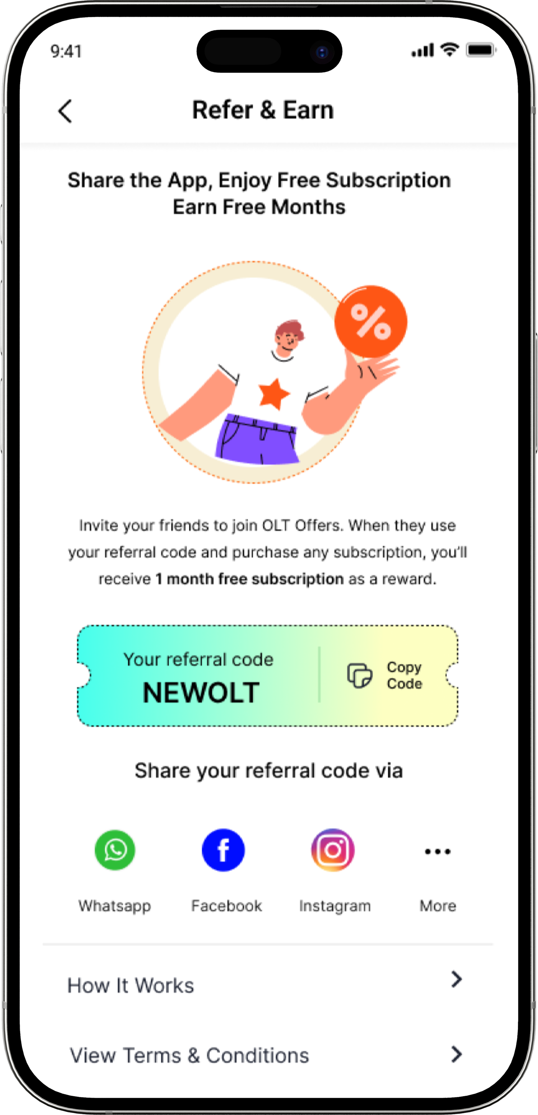 OLT Offers Mobile Deals & Coupon App Development Mobile App Development - Screen 6